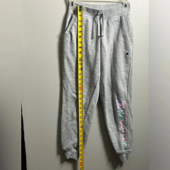 Champion Girls Gray Joggers Athletic Sweat Pants Size M.‎ - Picture 7 of 10